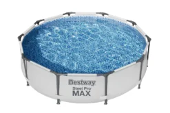 Bestway® Steel Pro MAX™ Frame Pool Ohne Pumpe Ø 305 X 76 Cm, Lichtgrau, Rund -Bestintex Geschaft c18c75ee4314f5a182c4a94ba751563b