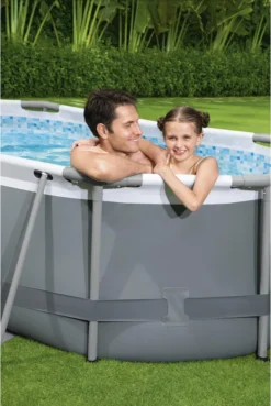 Bestway® Power Steel™ Frame Pool Set Mit Filterpumpe 305 X 200 X 84 Cm, Grau, Oval 32 Bestway® Power Steel™ Frame Pool Set Mit Filterpumpe 305 X 200 X 84 Cm, Grau, Oval -Bestintex Geschaft c3c3827afbe9faeb1317403d50f888df