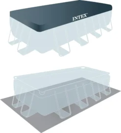 INTEX Prism Frame Swimmingpool-Set Rechteckig 488x244x107 Cm 26792GN -Bestintex Geschaft c3d9ff8b6bcd34455167c2980a906797