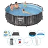 Schwimmbadpaket - Bestway Steel Pro MAX Wood 366x100 Cm - Rund 2 Schwimmbadpaket - Bestway Steel Pro MAX Wood 366x100 Cm - Rund -Bestintex Geschaft c57785906a102b3f1d507105c7ac1721