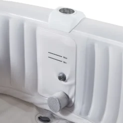 AREBOS Whirlpool Mit LED Beleuchtung, Aufblasbar, In- & Outdoor,190x120 Cm Oval, 2 Personen, 90 Massagedüsen, Mit Heizun, 550 Liter, Inkl. Abdeckung -Bestintex Geschaft c5a0364e9e4050bc11a4f765353660b8