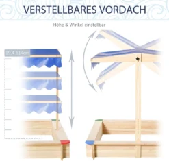Outsunny Sandkasten Mit Dach Sandkiste Kindersandkasten Tannenholz Bodenloses Design Felix Mit Absenkbarem Und Schwenkbarem Dach Kurbeldach 120 X 120 X 120 Cm Natur 14 Outsunny Sandkasten Mit Dach Sandkiste Kindersandkasten Tannenholz Bodenloses Design Felix Mit Absenkbarem Und Schwenkbarem Dach Kurbeldach 120 X 120 X 120 Cm Natur -Bestintex Geschaft c78fbb8872634baa51cf52c32882aa7d