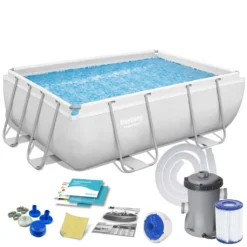 Bestway Power Steel Swimmingpool-Set Rechteckig 282×196×84 Cm 56629 -Bestintex Geschaft ca163cd42a2e414850efc0377eaba4e8