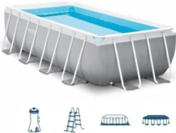 INTEX Prism Frame Swimmingpool-Set Rechteckig 488x244x107 Cm 26792GN -Bestintex Geschaft ca46bab956d8b02c7edabe3382c369cf