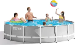 INTEX 26720GN PrismFramePool-Set Inkl.Pumpe, Leiter Und Planen 427x107cm -Bestintex Geschaft d08bb015275ef4d9b5f00acc645722b2