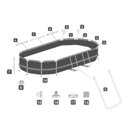 Bestway Power Steel Swim Vista Ovales Schwimmbecken 427 X 250 X 100 Cm -Bestintex Geschaft d3eaa42ff17d2adb93f1c79cbef422ca