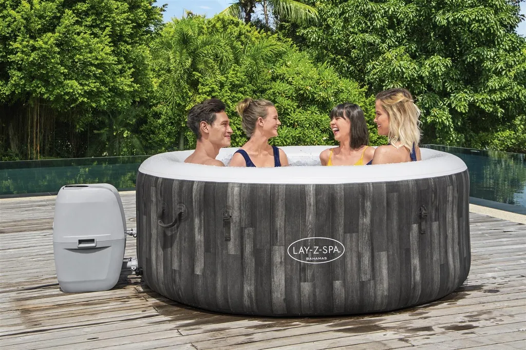 Bestway® LAY-Z-SPA® Whirlpool Bahamas AirJet™ Ø 180 X 66 Cm, Rund 3 Bestway® LAY-Z-SPA® Whirlpool Bahamas AirJet™ Ø 180 X 66 Cm, Rund