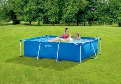 Intex Frame Pool - 220 X 150 X 60 Cm - Inklusive WAYS Wartungspaket -Bestintex Geschaft d529d1edad15e0ebb68dc0038d167fa6