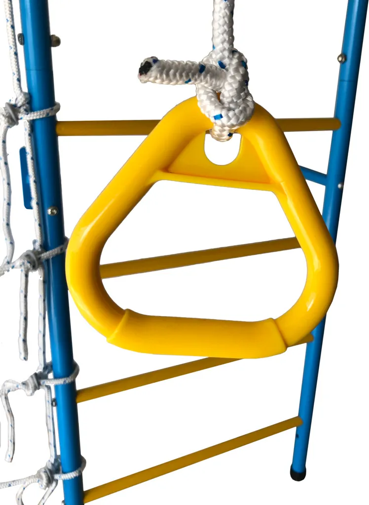 MASTER Kinder Kletterwand Ribs 7 Mit Strickleiter, Kletternetz, Sprossenleiter, Kletterseil, Reckstange Und Turnringen 5 MASTER Kinder Kletterwand Ribs 7 Mit Strickleiter, Kletternetz, Sprossenleiter, Kletterseil, Reckstange Und Turnringen – Bild 4