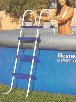 Bestway Poolzubehör Sicherheitsleiter, 107 Cm, Mehrfarbig -Bestintex Geschaft d549b653641e943d4ffd321afbc35ca2