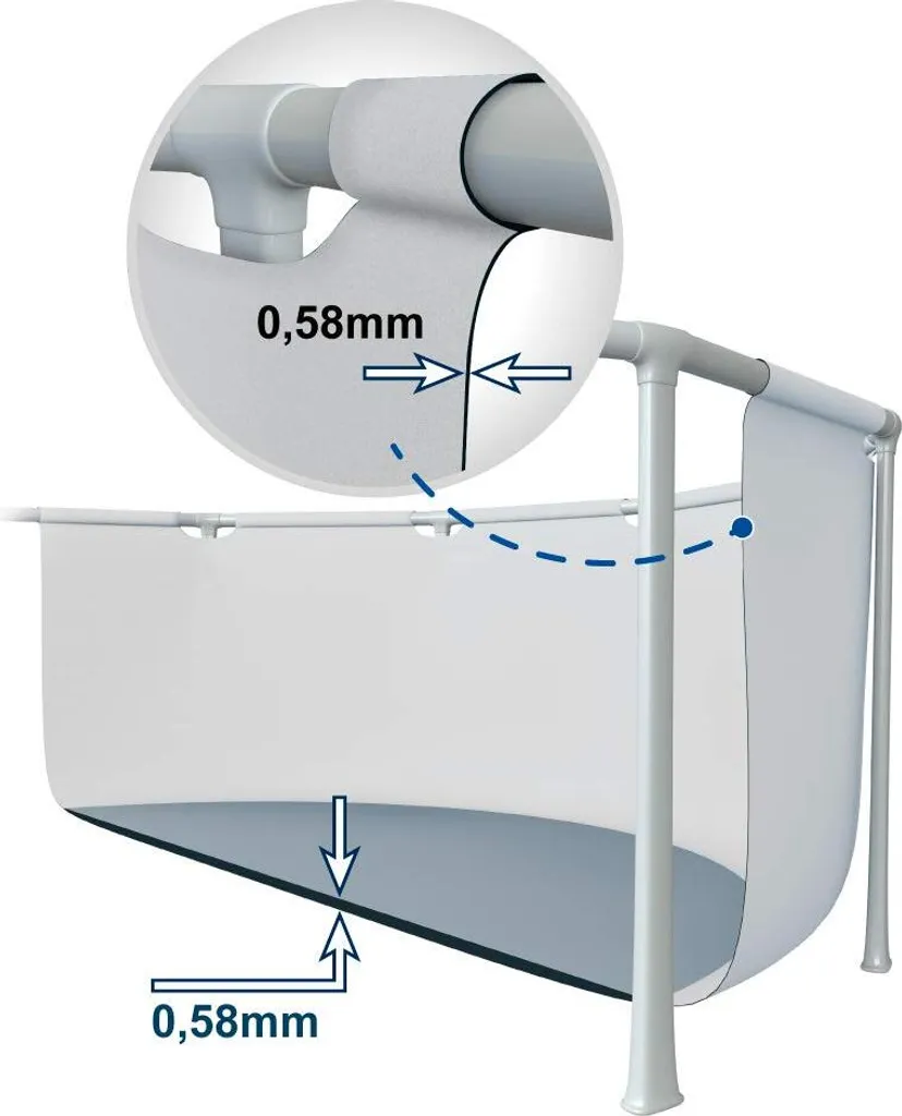 Intex Frame Pool Set Prism Quadra 400 X 200 X 100 Cm 14 Intex Frame Pool Set Prism Quadra 400 X 200 X 100 Cm – Bild 12