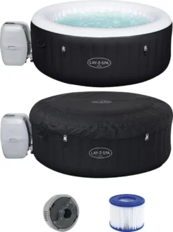 Bestway LAY-Z-SPA® Whirlpool Miami AirJet Rund, 180x66cm, 60157 -Bestintex Geschaft d7417c0c14117aa729781032ba00a34e