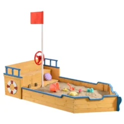 Juskys Sandkasten Käpt’n Pit - Piratenschiff Boot Aus Holz – Große Kinder Sandkiste Für Den Garten Mit Bodenplane Und Sitzbank, Outdoor Sandbox 18 Juskys Sandkasten Käpt’n Pit - Piratenschiff Boot Aus Holz – Große Kinder Sandkiste Für Den Garten Mit Bodenplane Und Sitzbank, Outdoor Sandbox -Bestintex Geschaft d742a291a1a9a82c95e0e7472b7eafff