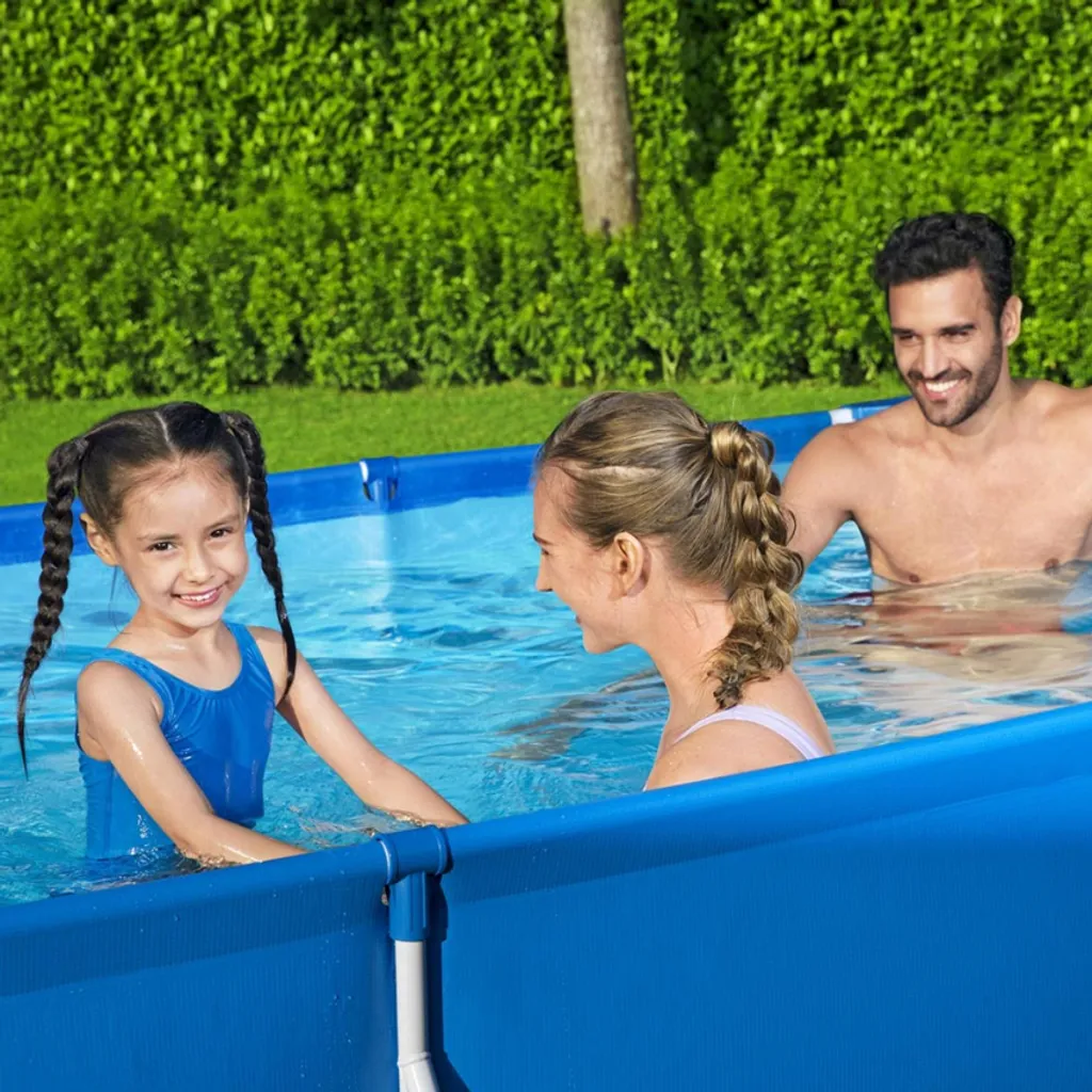 BESTWAY 56411 Steel Pro Frame Swimmingpool Filterpumpe Rechteckig 300x201x66cm 19 BESTWAY 56411 Steel Pro Frame Swimmingpool Filterpumpe Rechteckig 300x201x66cm – Bild 17