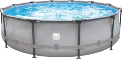 Happy People Stahlrahmenpool 366 X 100 Cm Im Set Grau -Bestintex Geschaft d8413fff8961490156101b724482f67f