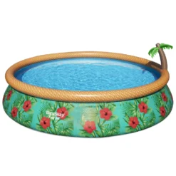 Bestway Fast Set™ Pool-Set Mit Filterpumpe "Paradise Palms", Rund, 457x84cm, 57416 -Bestintex Geschaft da2675d1c771a4a1396f8c9a3256974b