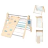 Leg&go Klettergerüst Sprossenwand Mit Rampe / Rutsche Indoor, 2in1 Kletterdreieck Sprossenwand Aus Holz, Pastell -Bestintex Geschaft da97cab797fa581265e2d1e75592673a