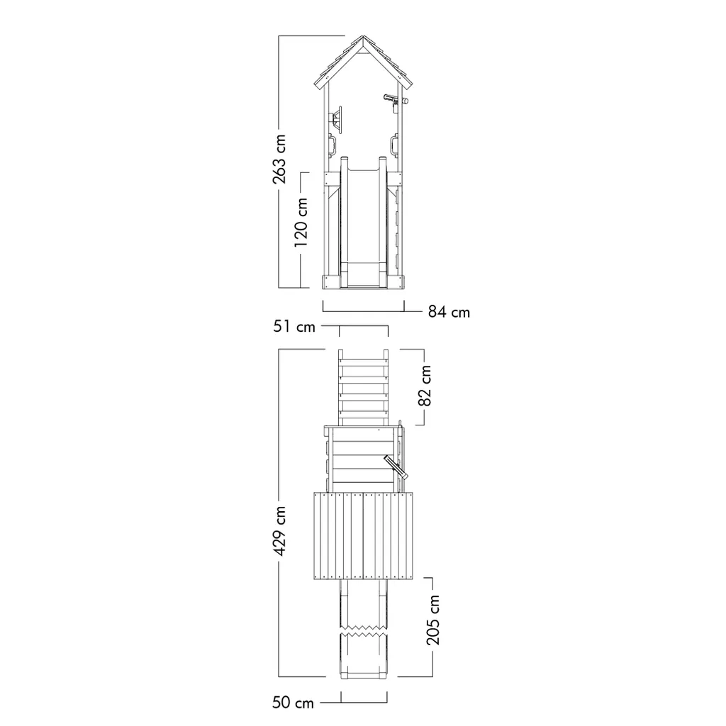 WICKEY Spielturm Klettergerüst JoyFlyer Mit Rutsche, Kletterturm Mit Sandkasten, Leiter & Spiel-Zubehör - Blau 8 WICKEY Spielturm Klettergerüst JoyFlyer Mit Rutsche, Kletterturm Mit Sandkasten, Leiter & Spiel-Zubehör - Blau – Bild 6