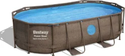 Bestway Power Steel Swim Vista Ovales Schwimmbecken 427 X 250 X 100 Cm -Bestintex Geschaft dc3efd978d026d37c886f0f3121184c3
