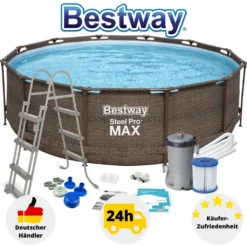 Bestway Swimmingpool-Set Steel Pro Max Rahmen 366 X 100 Cm 40 Bestway Swimmingpool-Set Steel Pro Max Rahmen 366 X 100 Cm -Bestintex Geschaft dcf5a6ae10a17bd6721abca85354cafa