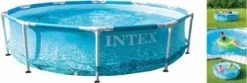 INTEX Beachside Pool-Set Mit Metallrahmen (Filterpumpe) 4.485 L -Bestintex Geschaft ddff3c418b3e28f5004f2f8671f9748f