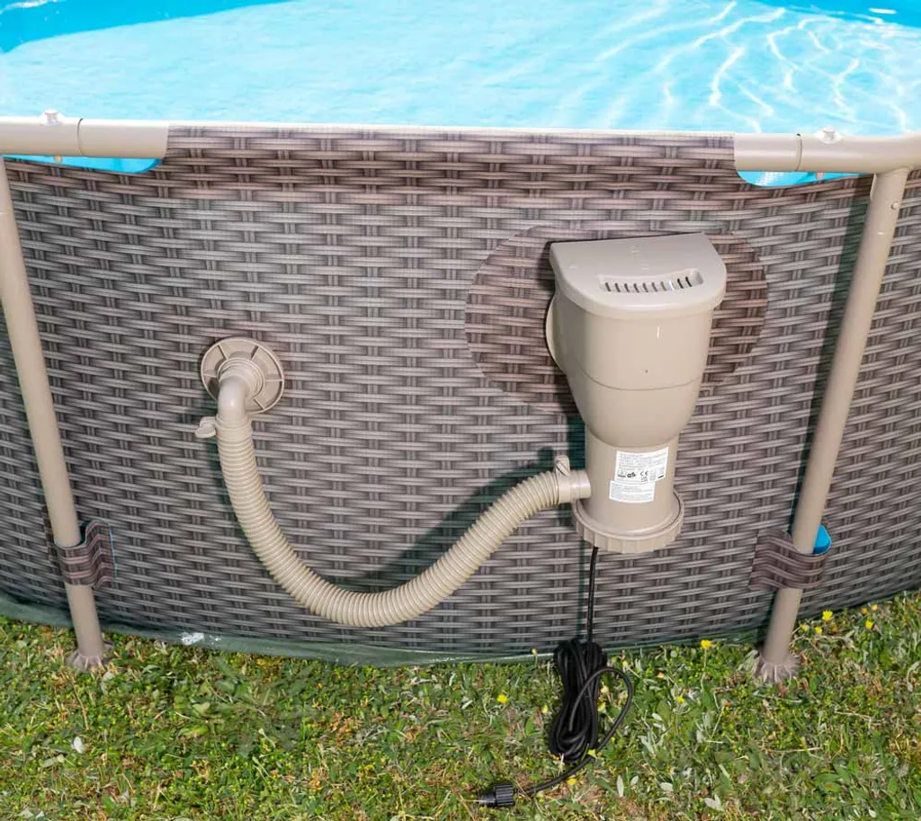 Summer Waves Stahlrahmen Aufstellpool Active Frame Braun Rund Ø 305x76 Cm 10 Summer Waves Stahlrahmen Aufstellpool Active Frame Braun Rund Ø 305x76 Cm – Bild 8