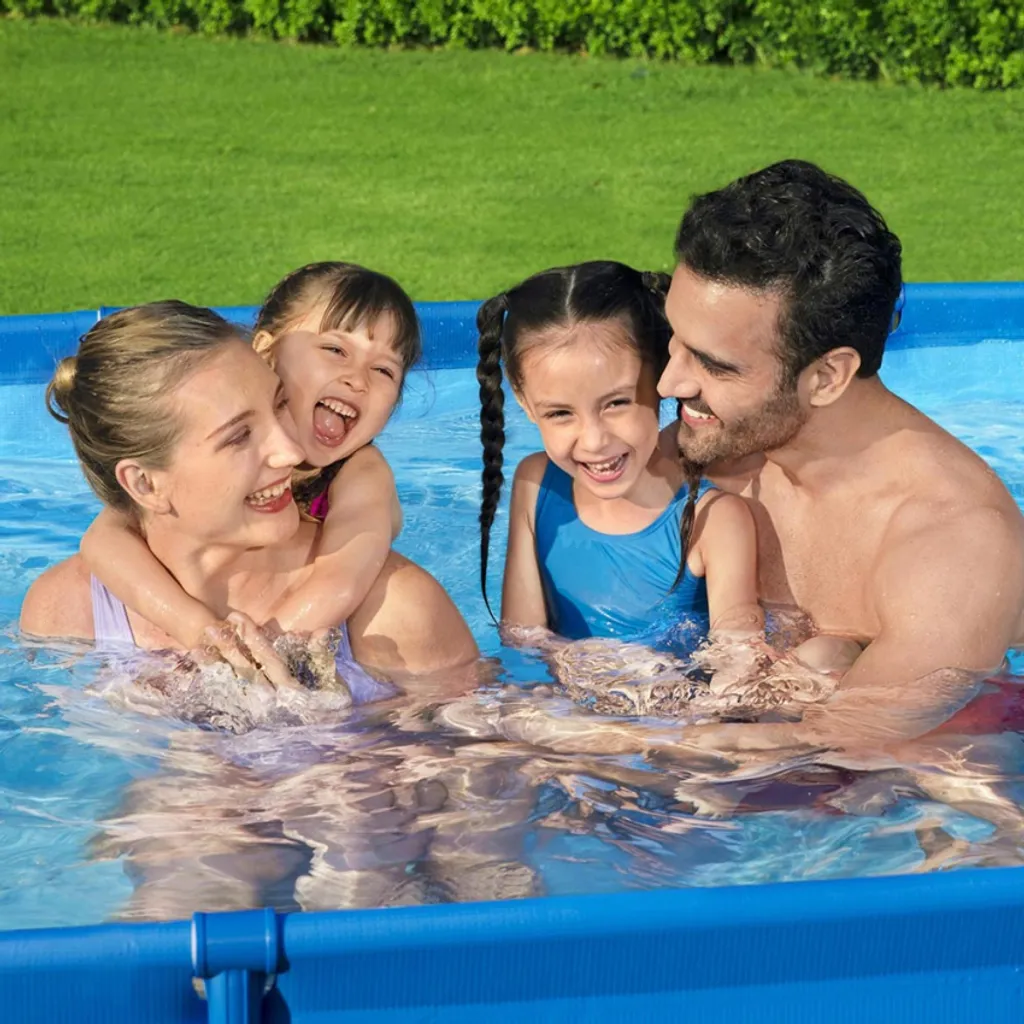 BESTWAY 56411 Steel Pro Frame Swimmingpool Filterpumpe Rechteckig 300x201x66cm 18 BESTWAY 56411 Steel Pro Frame Swimmingpool Filterpumpe Rechteckig 300x201x66cm – Bild 16