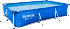 BESTWAY 56411 Steel Pro Frame Swimmingpool Filterpumpe Rechteckig 300x201x66cm 25 BESTWAY 56411 Steel Pro Frame Swimmingpool Filterpumpe Rechteckig 300x201x66cm -Bestintex Geschaft e3d158725c55c7893bfb95204e0f8766