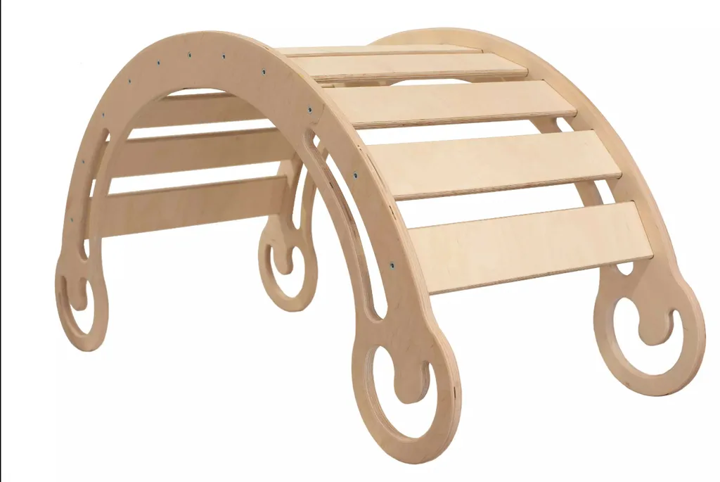 Woodforkid Klettergerüst Kinder Montessori Bruno Gr. L Kletterbogen Mit Rutsche 5 Woodforkid Klettergerüst Kinder Montessori Bruno Gr. L Kletterbogen Mit Rutsche – Bild 3