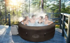 Bestway Whirlpool Outdoor 196x61cm | Filterpumpe | 40°C Beheizter Pool | LAY-Z SPA Selbst Aufblasend Massagefunktion -Bestintex Geschaft e60877e20d4d8b7074f0ae8a3ac931d6