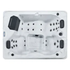 Artsauna Outdoor Whirlpool Oasis – Spa Mit Massagedüsen, LED-Beleuchtung, 2 Filter, Abdeckung, Pumpe, Ausstiegshilfe - Whirlpool Winterfest & Beheizbar -Bestintex Geschaft e698db5ec0555490aacacba344441a61