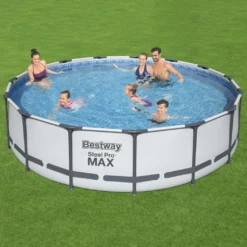 Bestway Frame Pool “Steel Pro™” Set 457x107 Cm - Rund - 14.970 L; 56488 39 Bestway Frame Pool “Steel Pro™” Set 457x107 Cm - Rund - 14.970 L; 56488 -Bestintex Geschaft e6d1e1abd240cc173c2cf5661357db7a