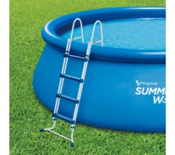 Summer Waves Stahl Poolleiter Sicherheitsleiter Weiß 132 Cm -Bestintex Geschaft e766238f5936e38784dd2846f37c6ad0