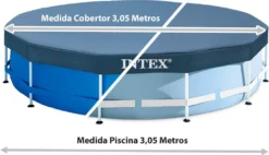 INTEX 28030 Abdeckplane Für Frame Pool Ø 305cm, Überhang 25cm 39 INTEX 28030 Abdeckplane Für Frame Pool Ø 305cm, Überhang 25cm -Bestintex Geschaft e7a353a52a63cc667f22a4142ce01b2e