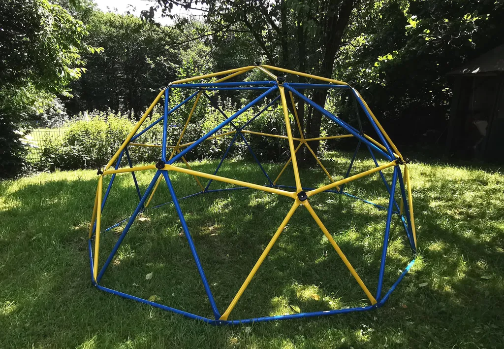 Klettergerüst Dome Climber XL Garten Outdoor Kinder Klettergestell Ø 305 Cm Metall Mit Kuppel-Zelt 6 Klettergerüst Dome Climber XL Garten Outdoor Kinder Klettergestell Ø 305 Cm Metall Mit Kuppel-Zelt – Bild 4