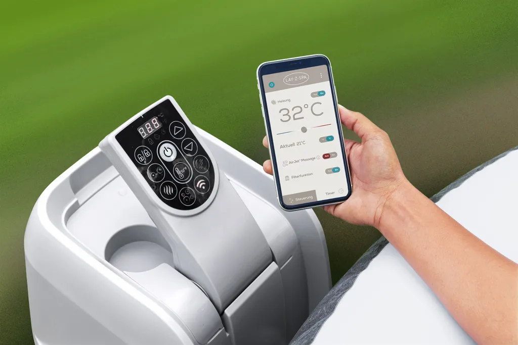 Bestway® LAY-Z-SPA® WLAN-Whirlpool San Francisco HydroJet Pro™ Ø 230 X 230 X 71 Cm, Eckig 15 Bestway® LAY-Z-SPA® WLAN-Whirlpool San Francisco HydroJet Pro™ Ø 230 X 230 X 71 Cm, Eckig – Bild 13