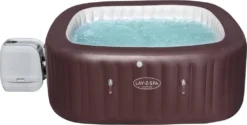 Bestway LAY-Z-SPA® Whirlpool Maldives HydroJet Pro™, Eckig, 201x201x80cm, 60033 -Bestintex Geschaft e873dea325d17499fa96d38ae42cc4f5