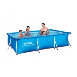 Bestway® Steel Pro™ Frame Pool Ohne Pumpe 300 X 201 X 66 Cm, Blau, Eckig -Bestintex Geschaft e8ae7b429ecb176cc3b5bd1a8e995638