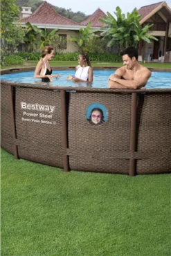 Bestway Power Steel™ Frame Pool Komplett-Set, Rund, 488x122cm, 56725 -Bestintex Geschaft ea28adbb0ceebe5777fde0c8aa717ee5
