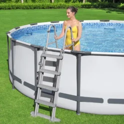 Bestway Steel Pro Max™ Frame Pool Komplett-Set, Rund, 427x122cm, 5612X -Bestintex Geschaft eaddd8b491f95afd77f71246ff922c9a