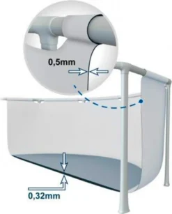 INTEX 26710NP - PrismFrame Pool (366x76cm) -Bestintex Geschaft eb63e19399e8e95d273db7378dc87bd7