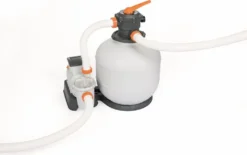 Bestway Flowclear Sandfilteranlage Sandfilter Filterpumpe Filteranlage Filter Mit Zeitschaltuhr 7.571 L/h -Bestintex Geschaft eb7527faeccd41cdd8680e00b173d976