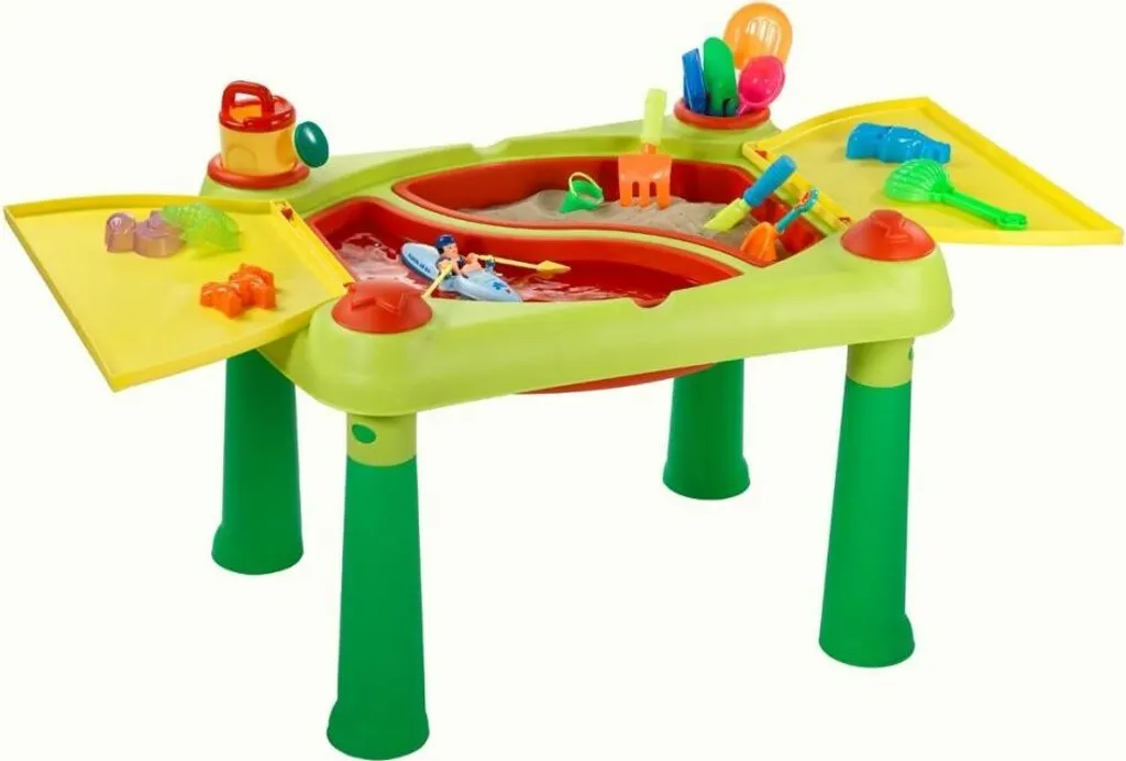 Keter Spieltisch Sand & Water Rot Und Gelb 1178668 4 Keter Spieltisch Sand & Water Rot Und Gelb 1178668 – Bild 2