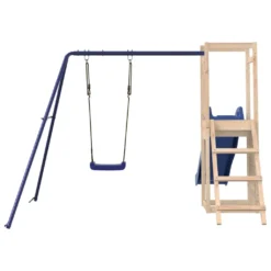 VidaXL Spielturm Mit Rutsche Schaukel Kletterwand Massivholz Kiefer -Bestintex Geschaft ecd79b3ddc005eb41d8a808797ede827