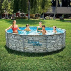 Summer Waves Rundpool Steinoptik, Ø 305 X 76 Cm 21 Summer Waves Rundpool Steinoptik, Ø 305 X 76 Cm -Bestintex Geschaft edb3d6f65a482dbde6c8349b79782137