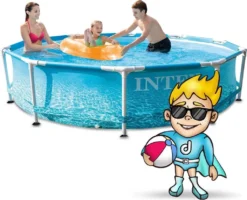 INTEX Beachside Metal Frame Pool 305x76 Cm -Bestintex Geschaft ee38460a8af7e008d8d415423cc1e2d4