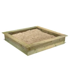 WICKEY King Kong 165 X 165 Cm Sandkasten Sandkiste Mit Sitzbank Garten Kinder Buddelkiste