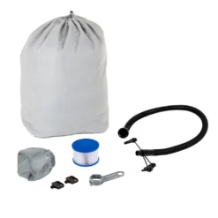 ECD Germany Aufblasbarer Whirlpool In-Outdoor Für 4 Personen, 100 Massagedüsen, LED-Display, 150x150 Cm, 600L, Extra-Zubehör, Seifenblase Jacuzzi Spa Pool Massage Heizung Wellness, Für Garten/Terrasse -Bestintex Geschaft eeab967fec27772f8ecb7bac6ab9e5f8