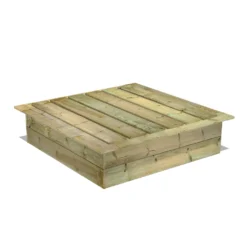 WICKEY King Kong 120 X 120 Cm Sandkasten Mit Deckel Sandkiste Mit Sitzbank Garten Kinder -Bestintex Geschaft f10dca7b818b8f2f5a48699c7e8aed6e