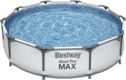 Bestway 56408 Rund Aufstellpool Stahl Pro Max 305x76 CmGestalten: Rund, Maße: 3 - 3,99 M, Filterpumpe: 58381 -Bestintex Geschaft f19d5953f714d0df3191d6fd2e9b8c7d